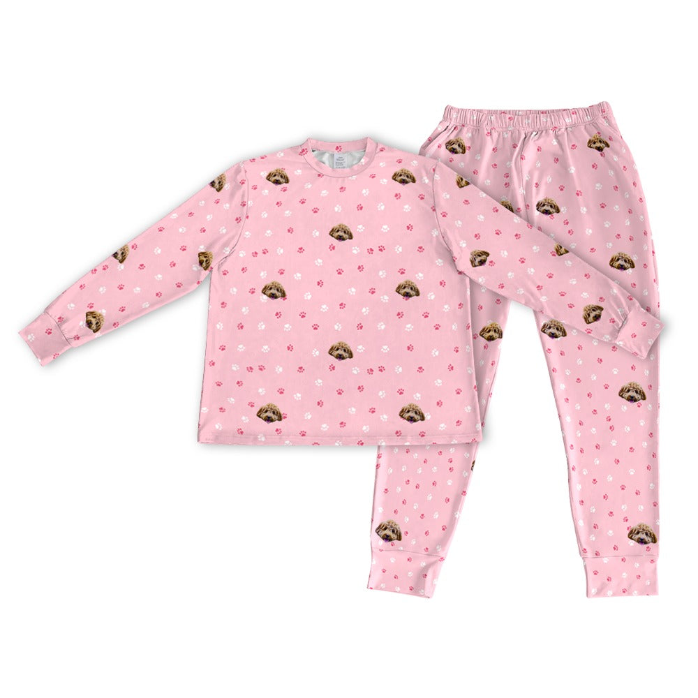 Adult Custom Pet Face Jogger Pajamas