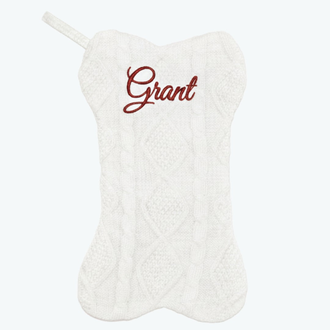 Embroidered Pet Stocking