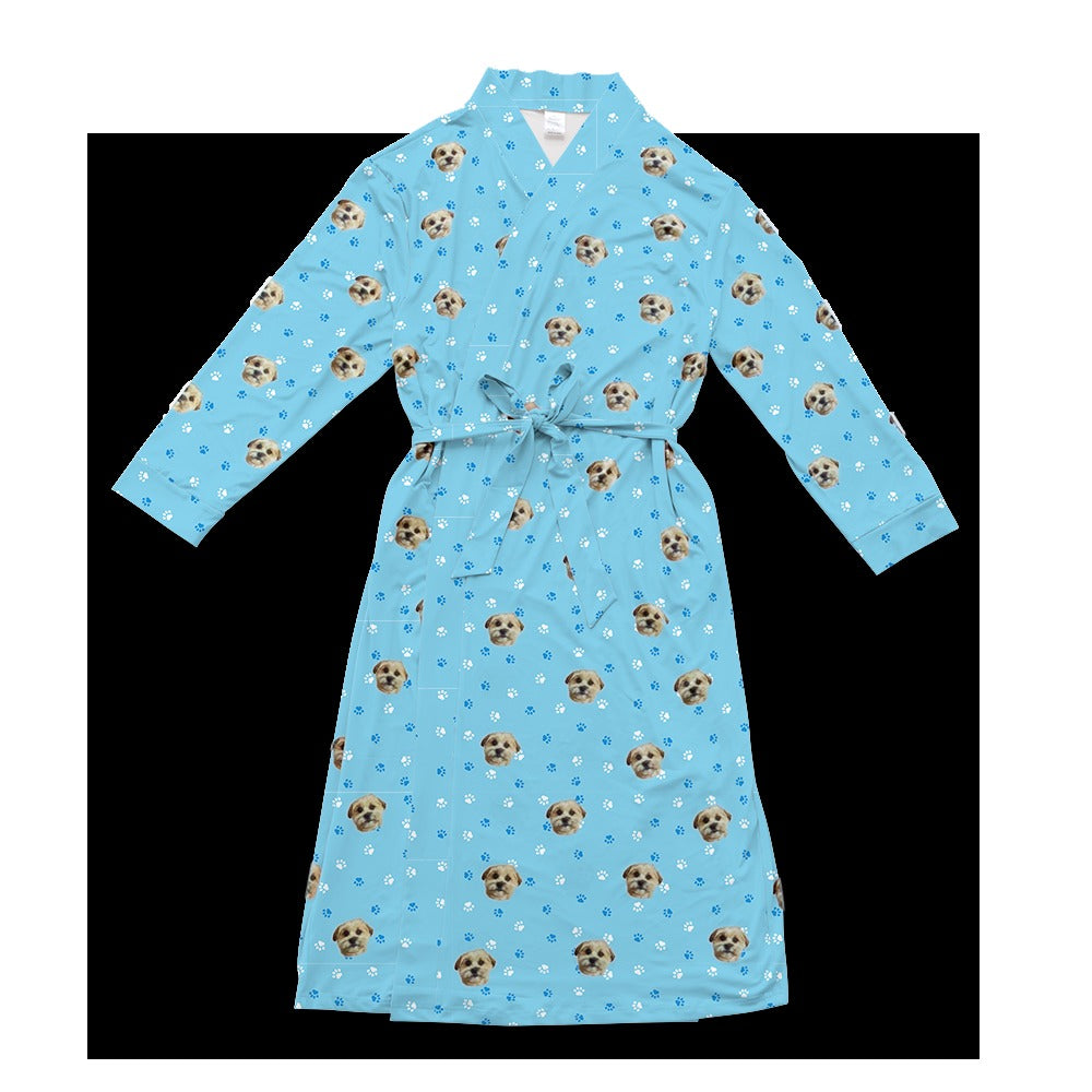Adult Custom Pet Face Robes