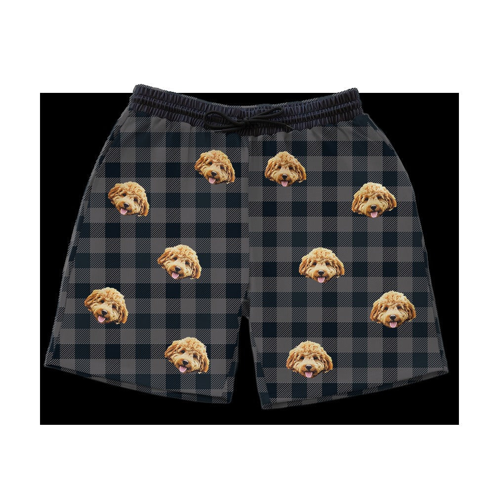 Custom Pet Face Sweatshorts