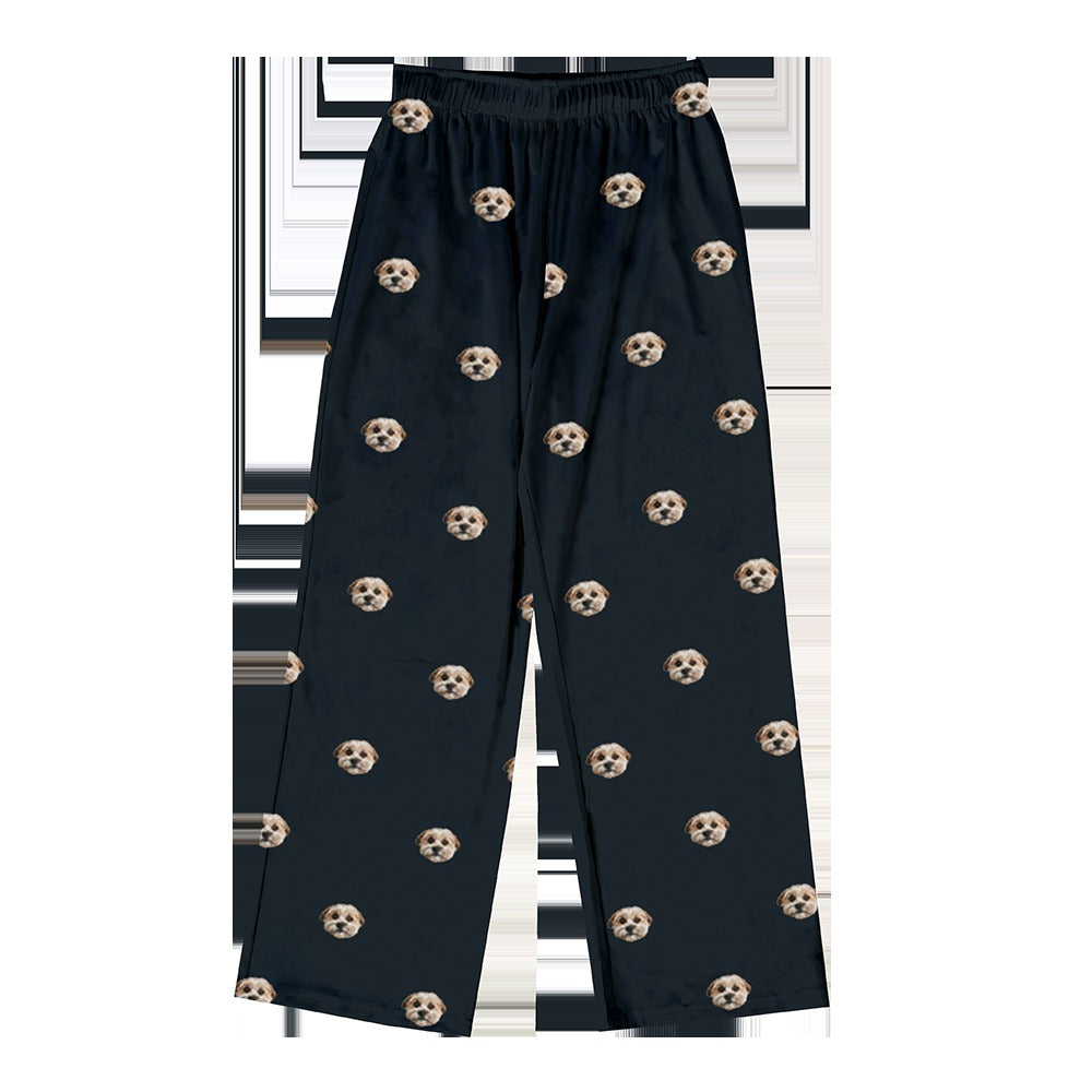Kids Custom Pet Face Pajama Pants