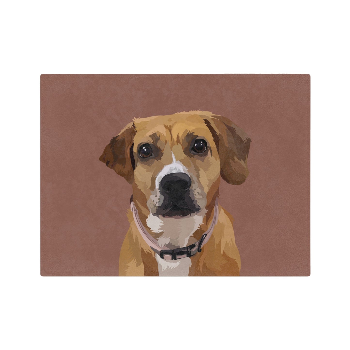 Customized Pet Art Blanket - 1 Pet