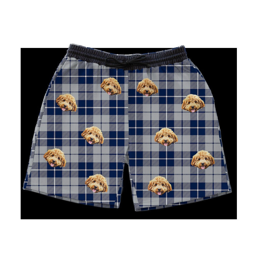 Custom Pet Face Sweatshorts