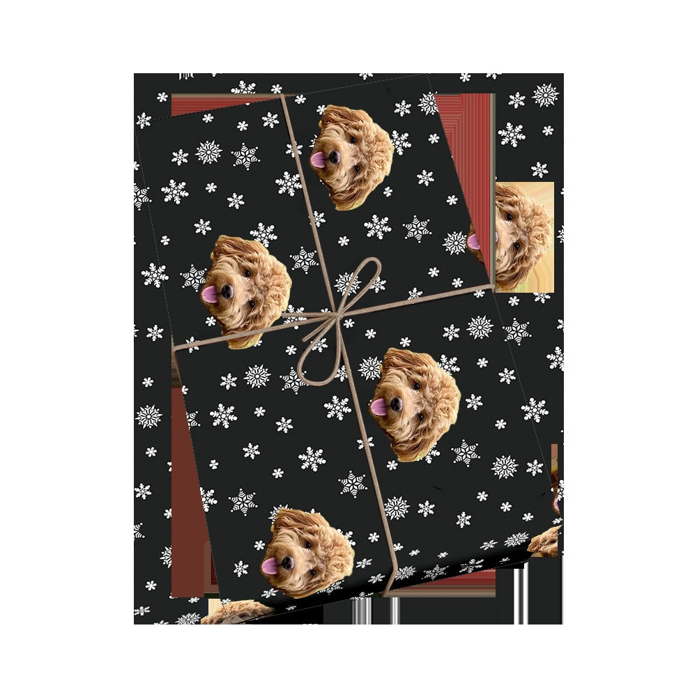 Customized Pet Face Wrapping Paper - 1 Pet