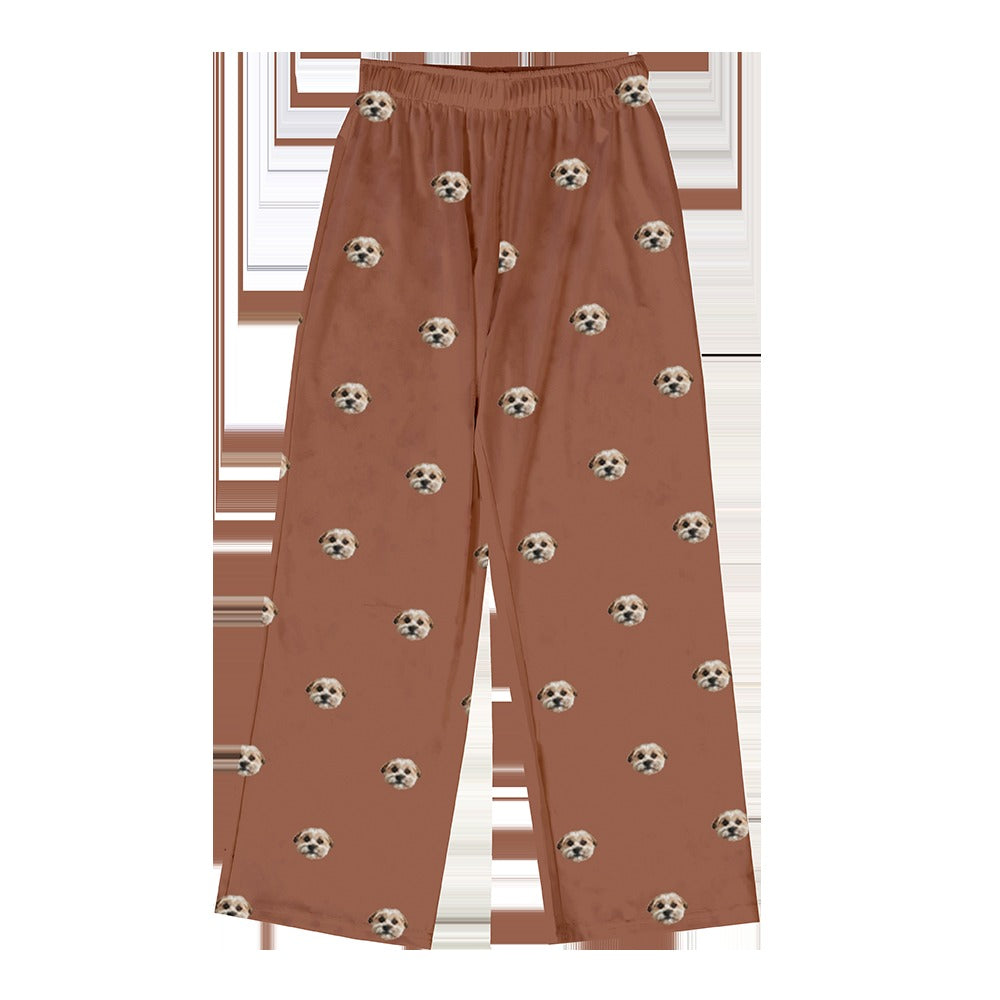 Kids Custom Pet Face Pajama Pants