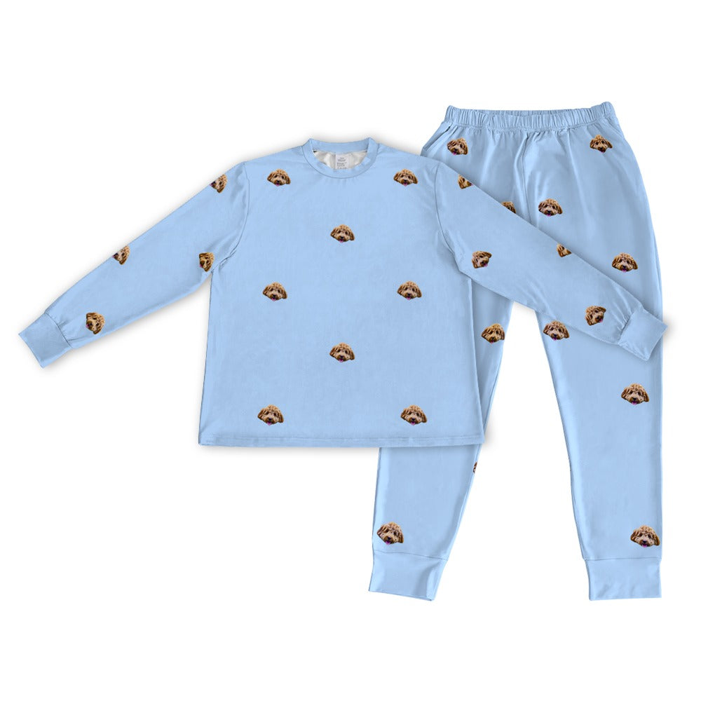 Adult Custom Pet Face Jogger Pajamas