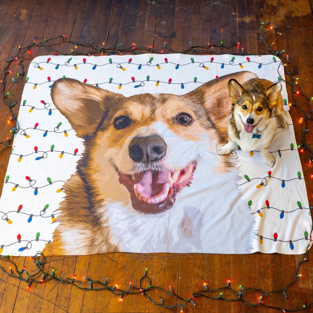 Custom Pet Art Blanket