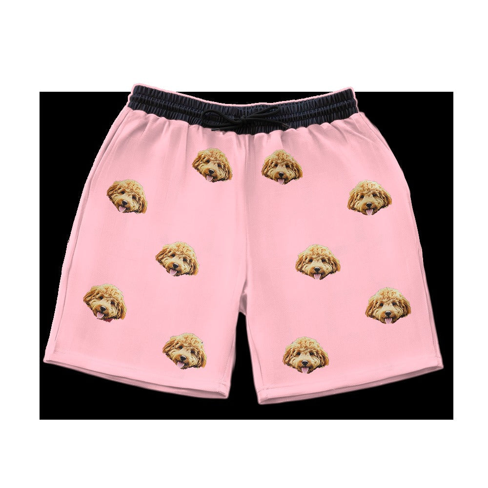 Custom Pet Face Sweatshorts