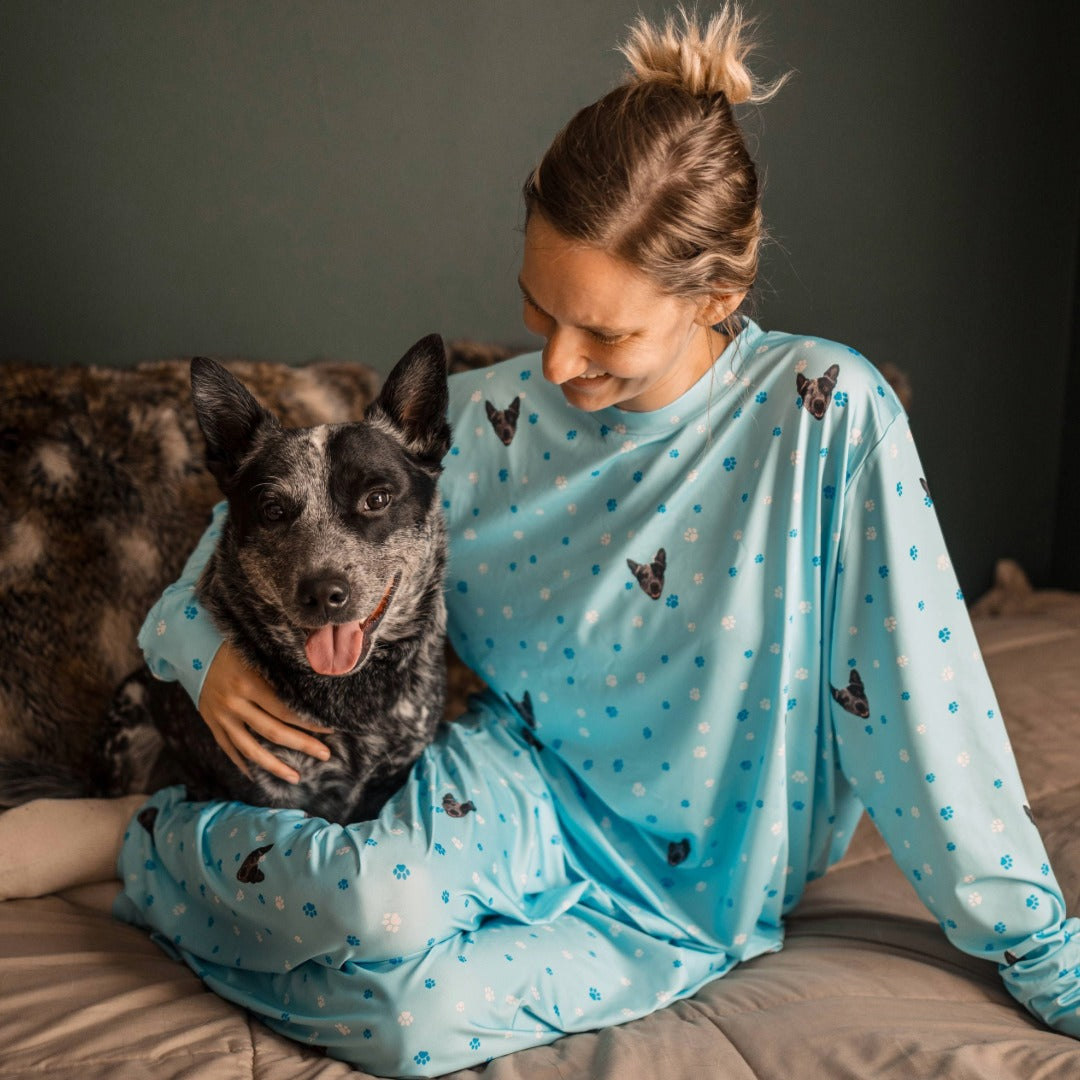 Adult Custom Pet Face Jogger Pajamas