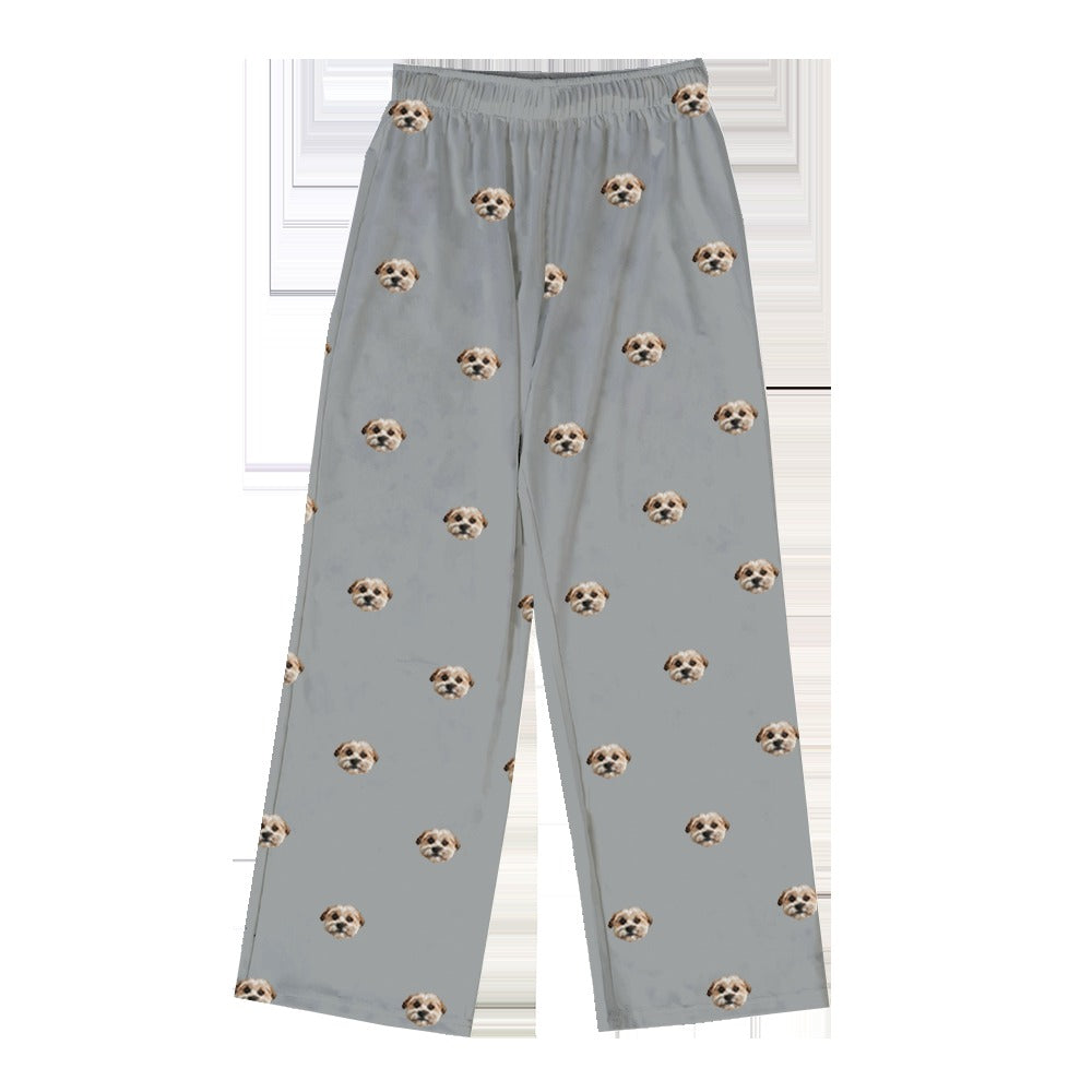 Adult Custom Pet Face Pajama Pants