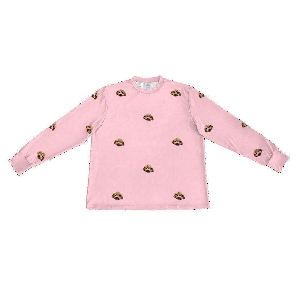 Kids Custom Pet Face Jogger Pajamas