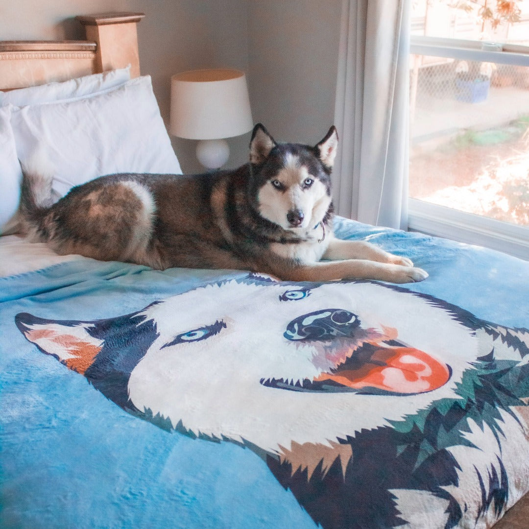 Custom Pet Art Blanket