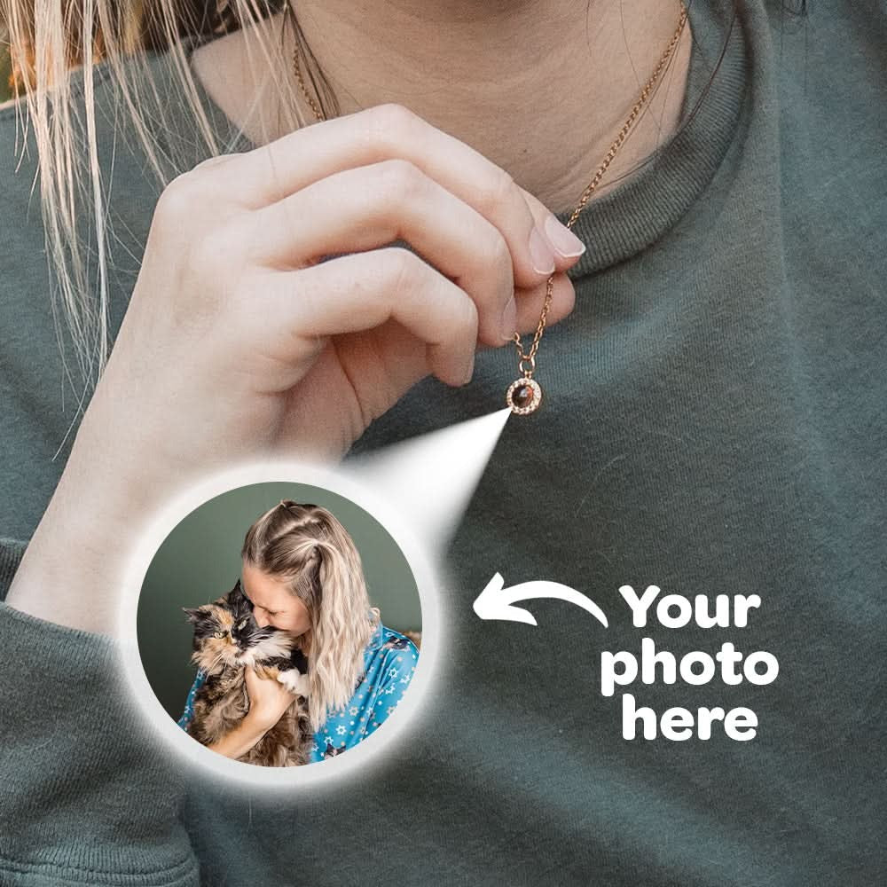 Customized Pet Photo Memory Necklace