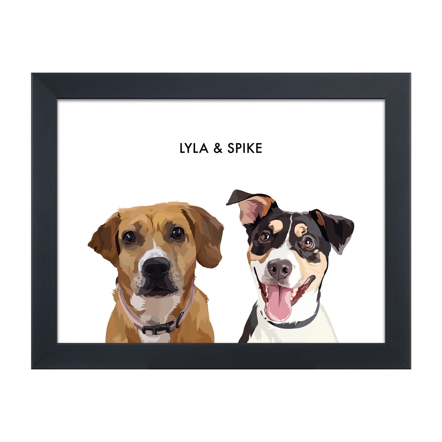 Custom Portrait for Two Pets