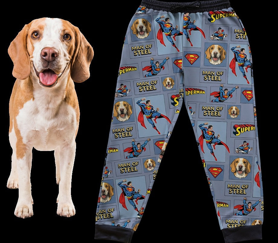 Superman Sweats with Your Pet’s Face
