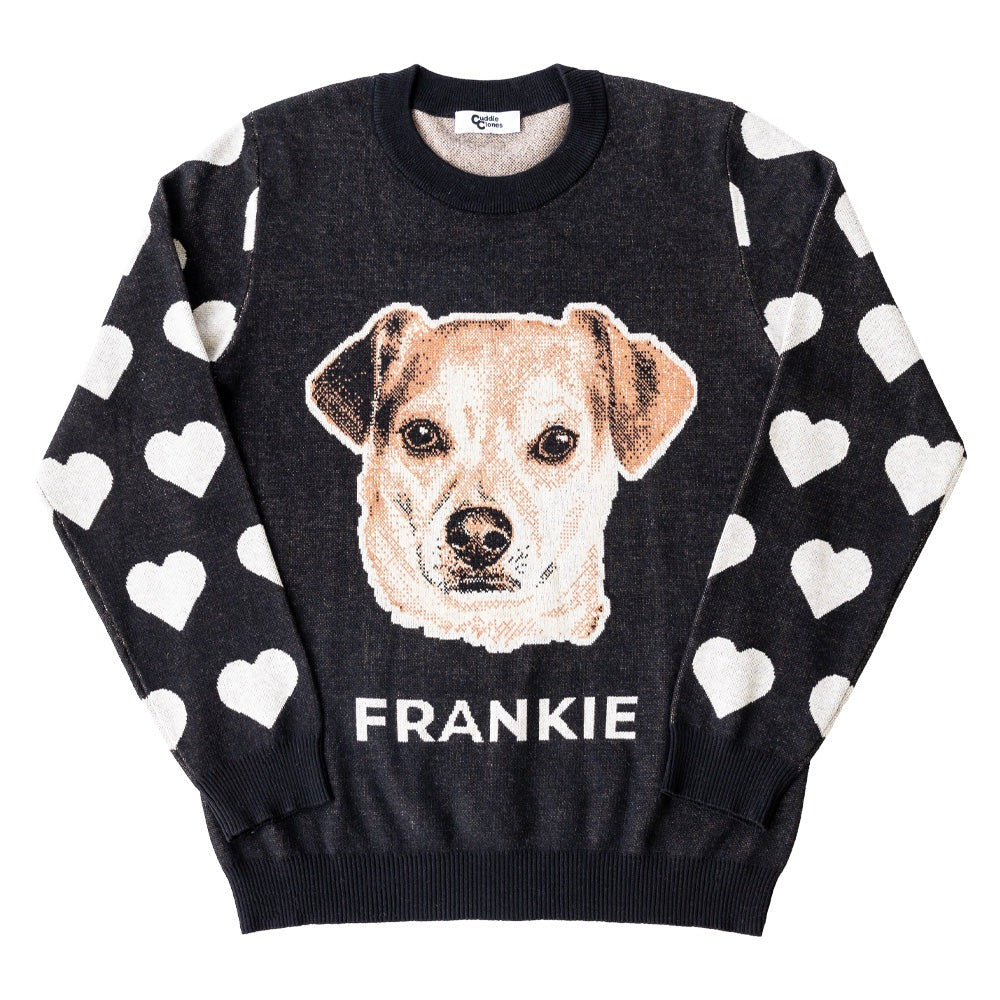 Heart Sleeve Custom Knit Pet Sweater