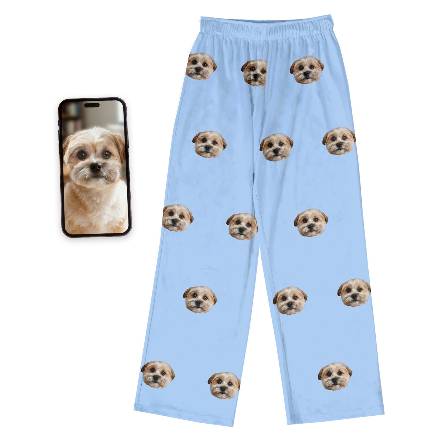 Adult Custom Pet Face Pajama Pants