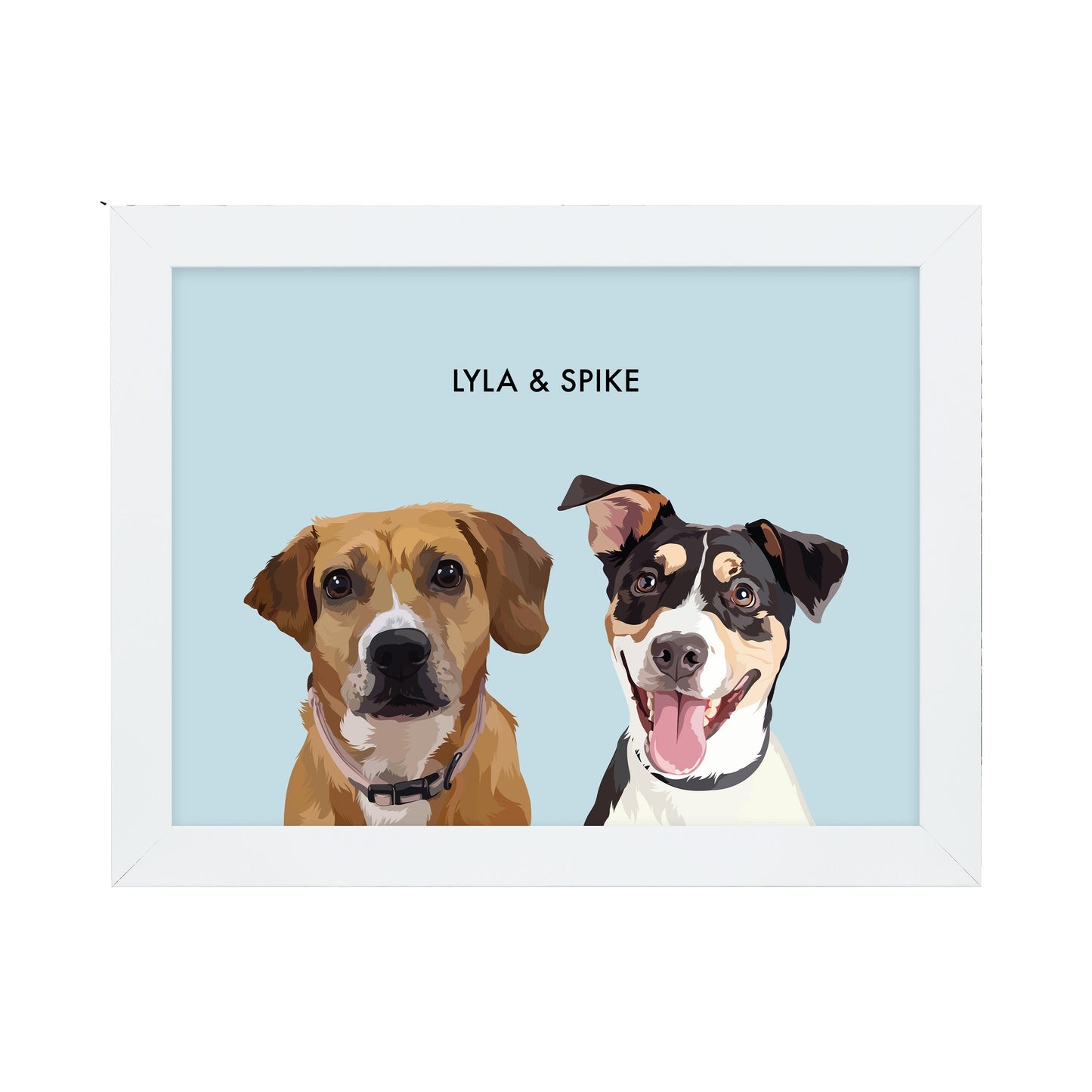 Custom Portrait for Two Pets