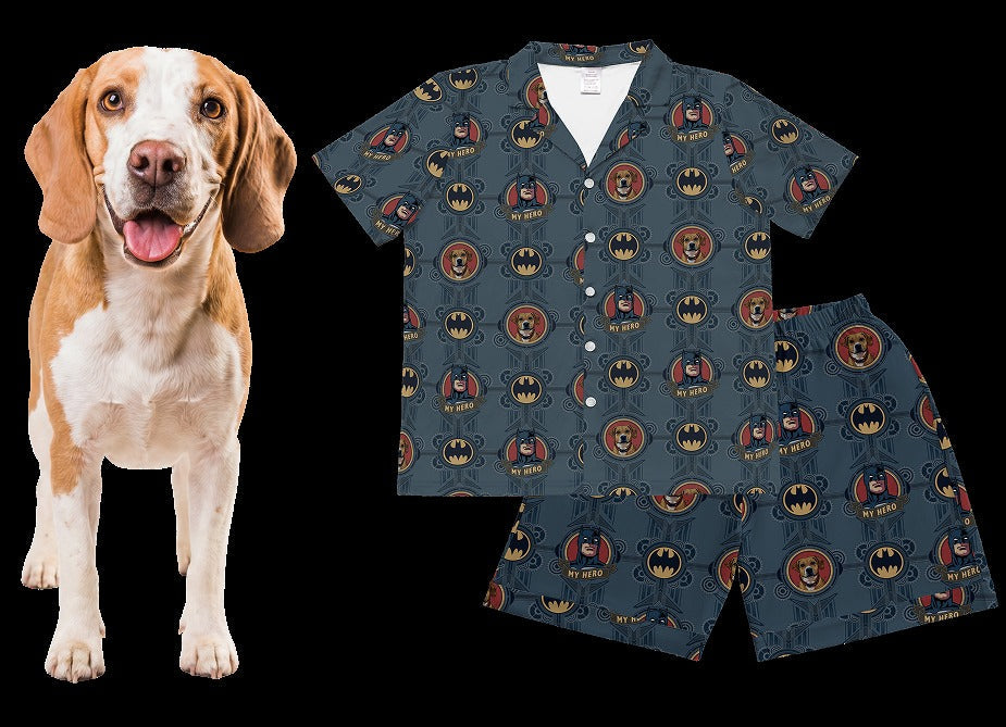 Kids Batman Pajamas with Your Pet's Face