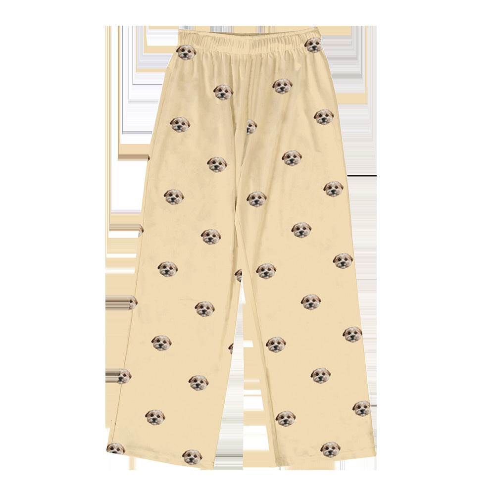 Kids Custom Pet Face Pajama Pants