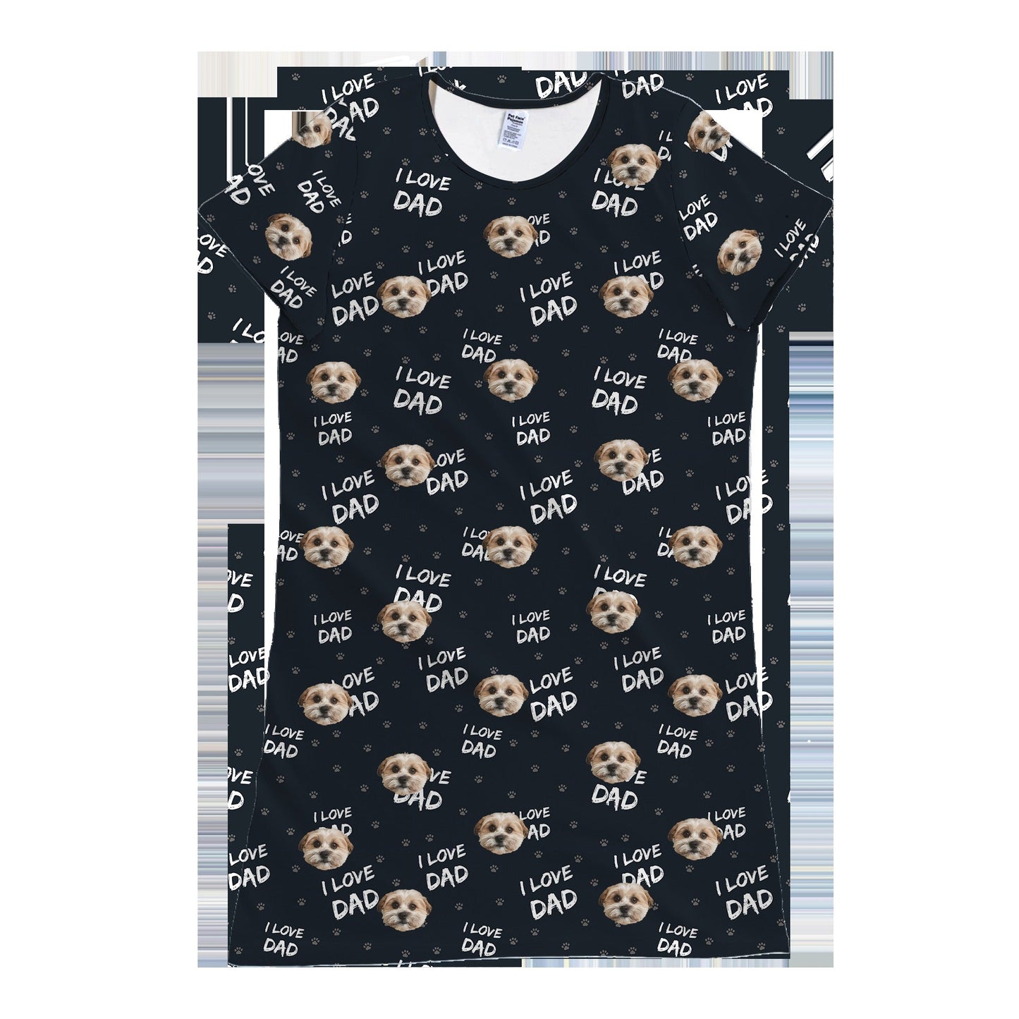 Adult Custom Pet Face Nightgowns