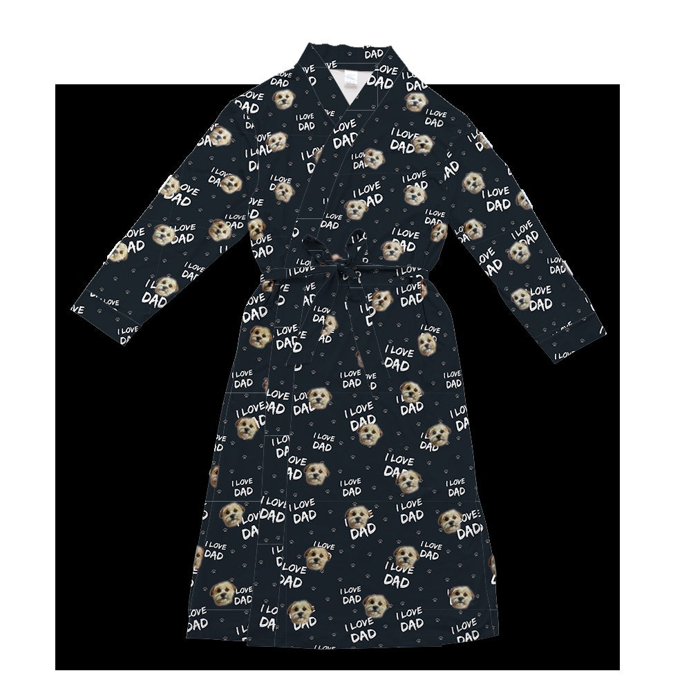 Adult Custom Pet Face Robes