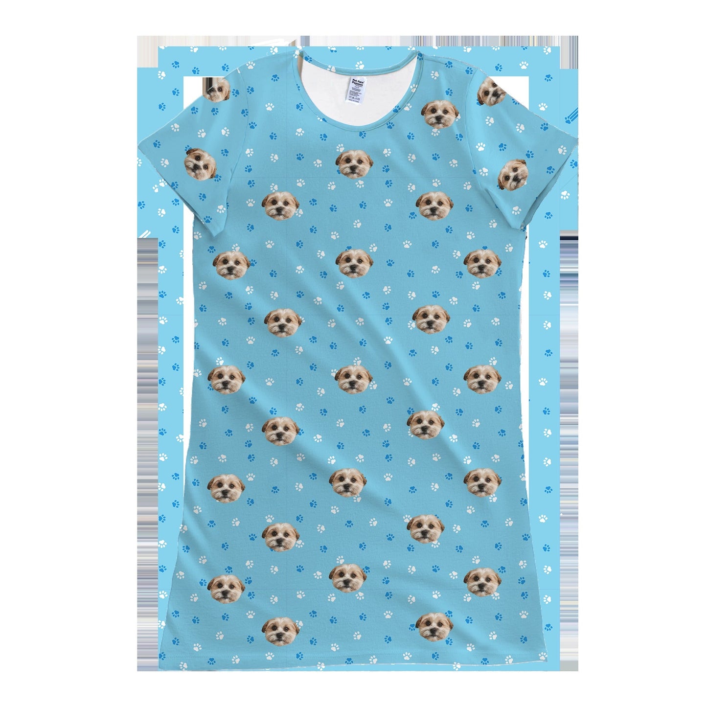 Kids Custom Pet Face Nightgowns