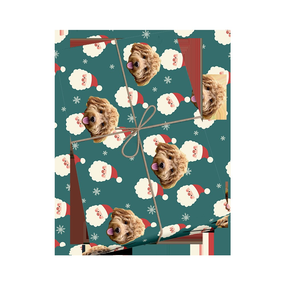 Customized Pet Face Wrapping Paper - 1 Pet