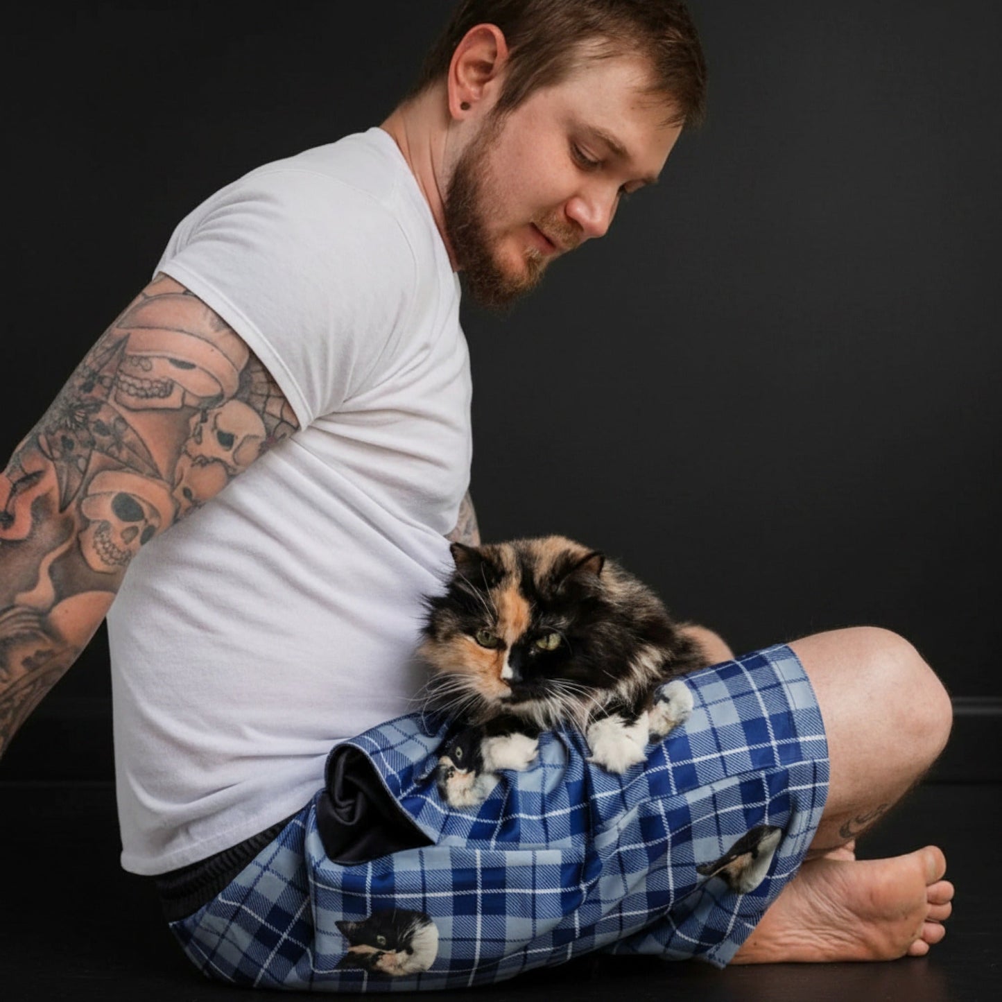 Custom Pet Face Sweatshorts