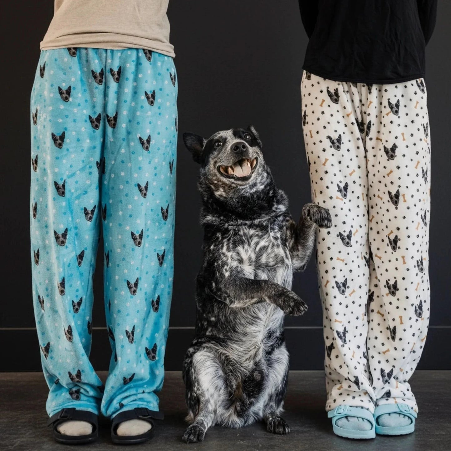 Adult Custom Pet Face Fleece Pajama Pants