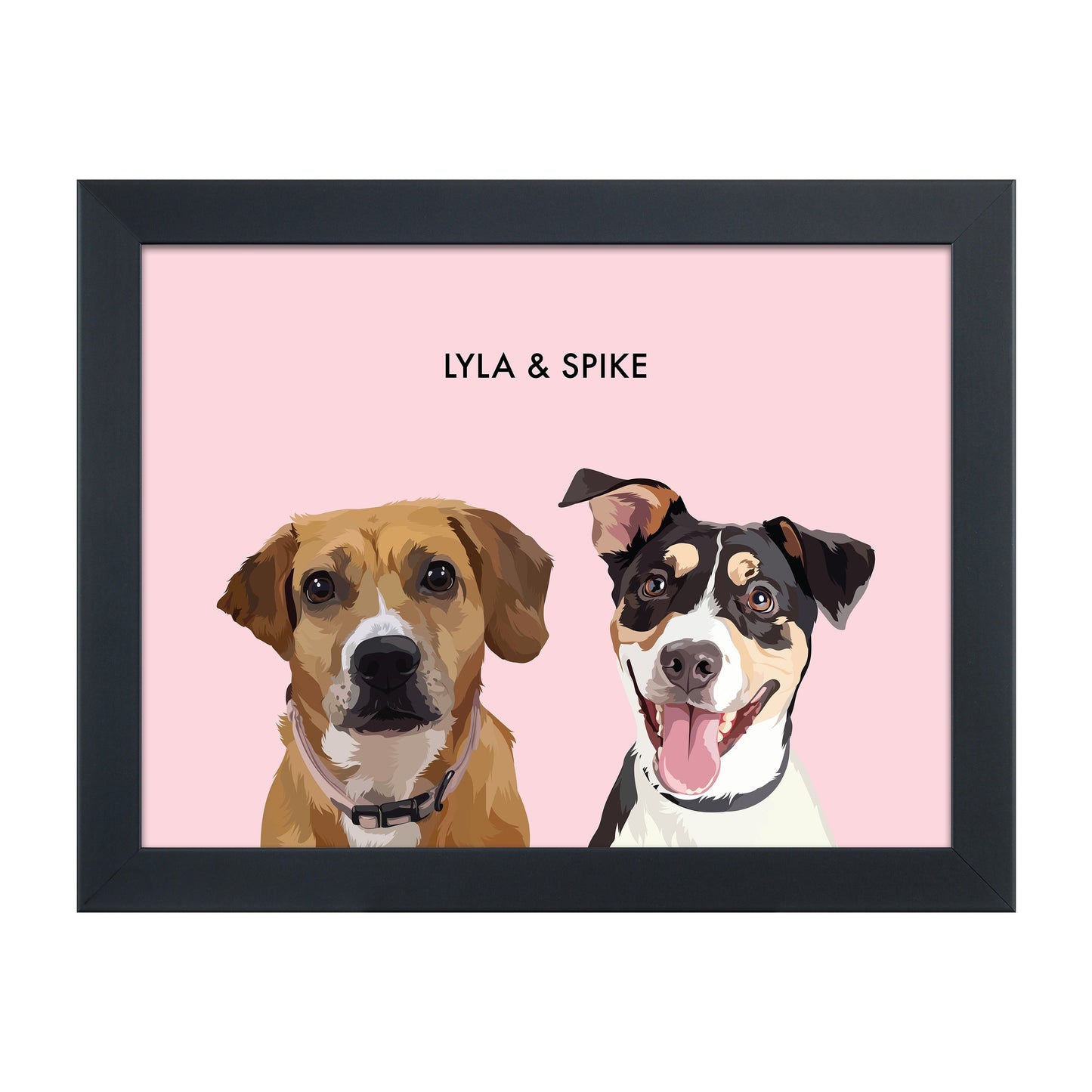 Custom Portrait for Two Pets