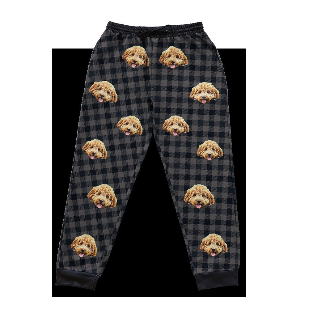 Men's Custom Pet Face Sweats