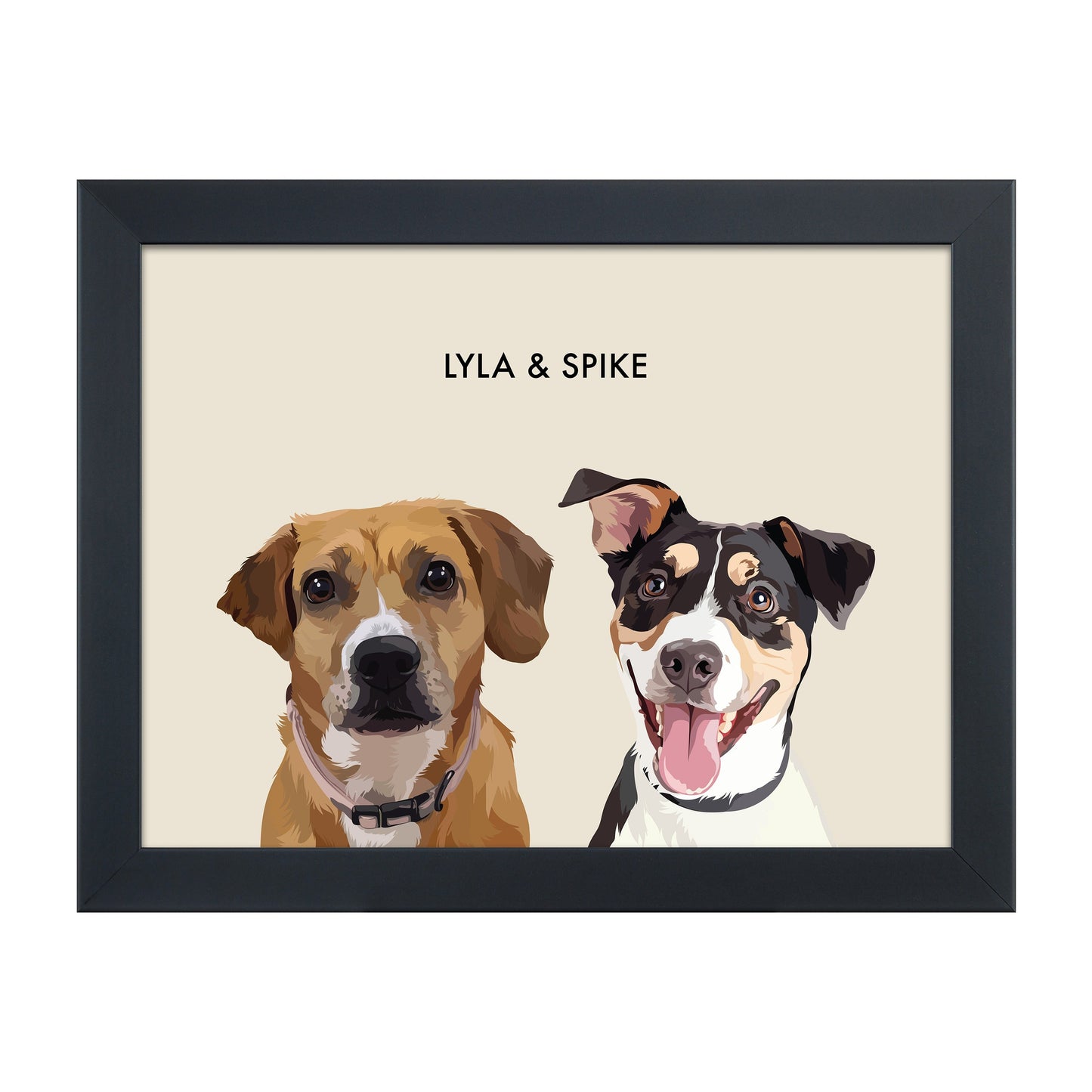 Custom Portrait for Two Pets