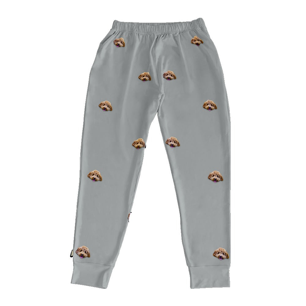 Adult Custom Pet Face Jogger Pajamas