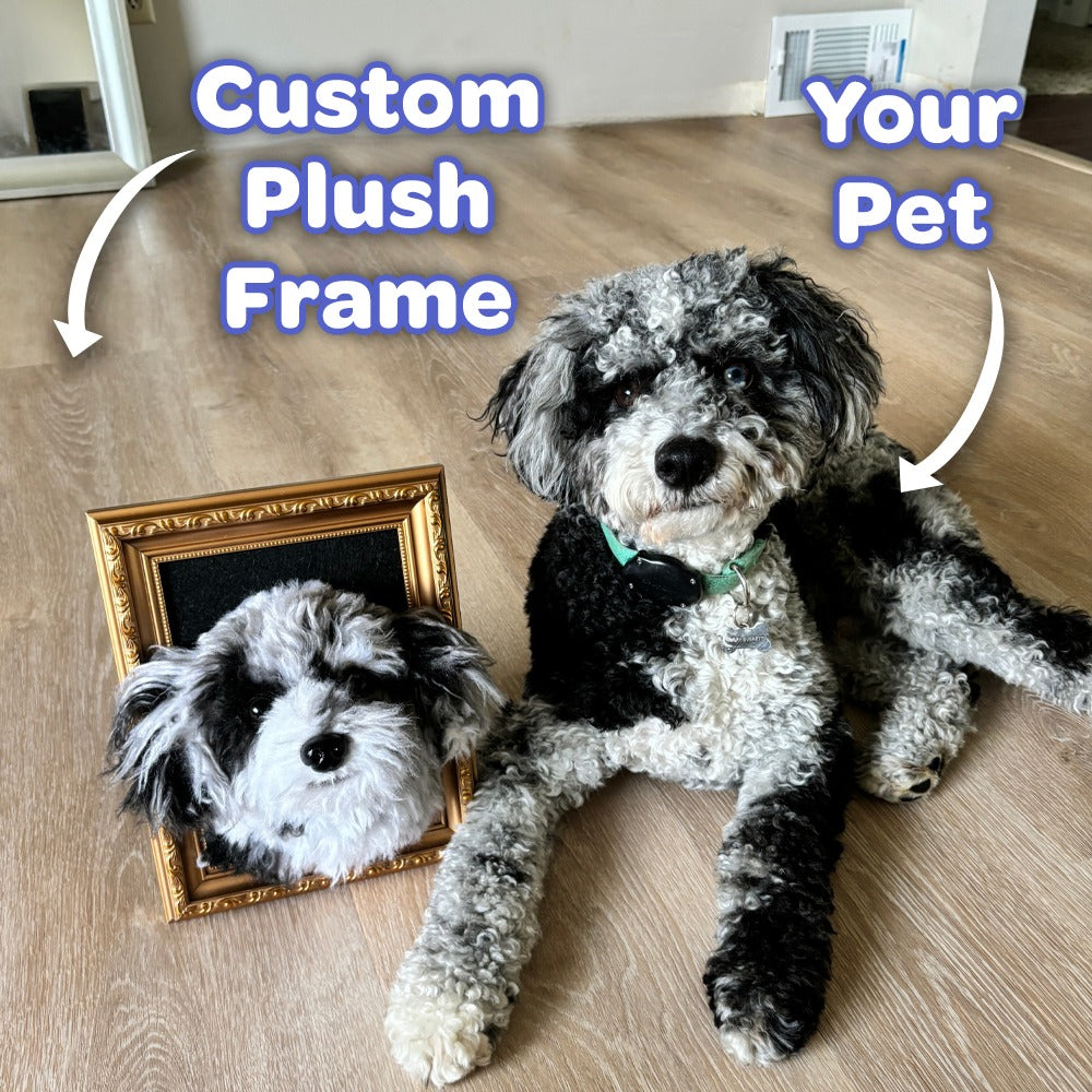 Wholesale Framed Plush Pet Portrait