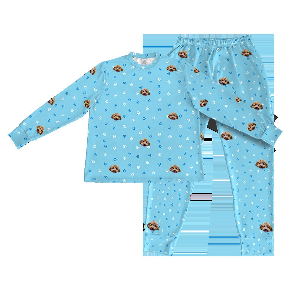 Adult Custom Pet Face Jogger Pajamas