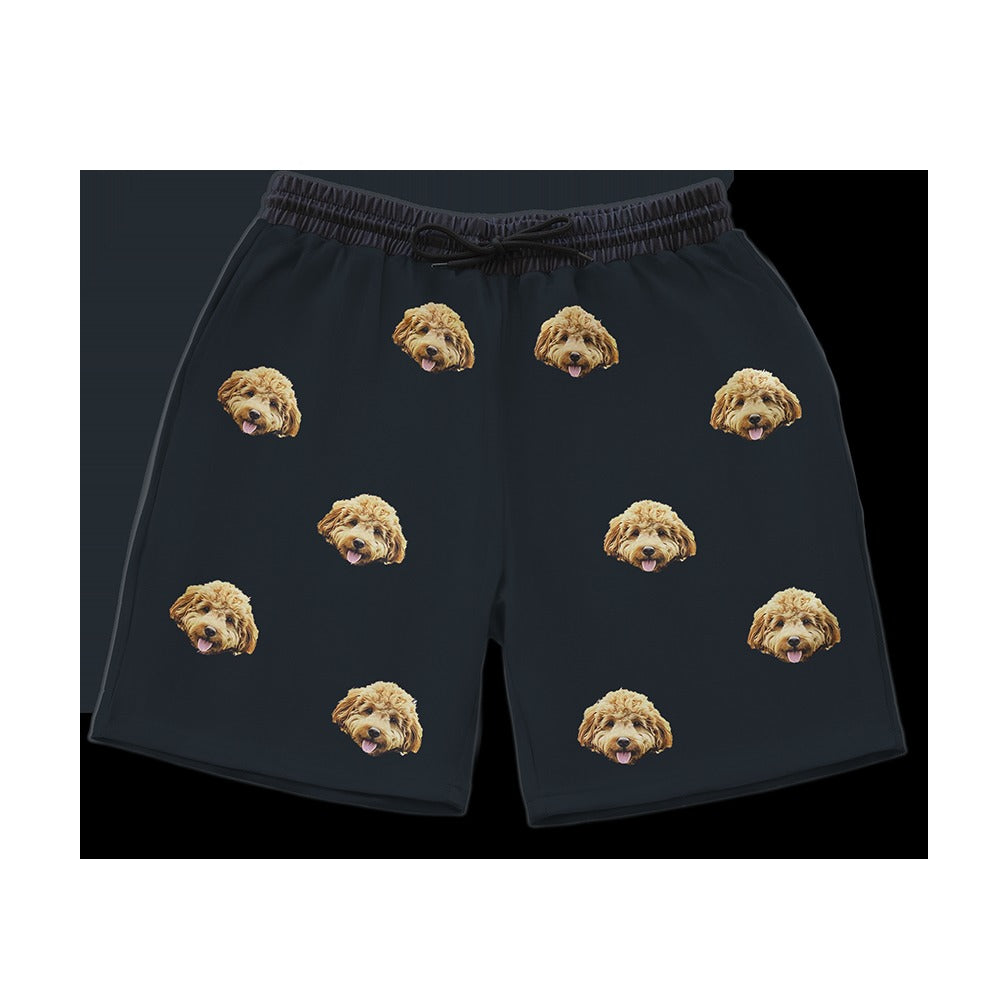 Custom Pet Face Sweatshorts