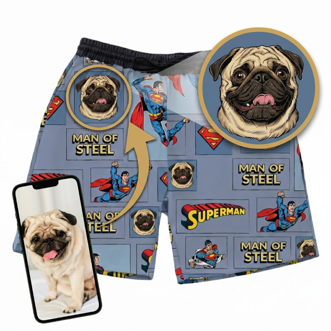 Superman Sweats with Your Pet’s Face