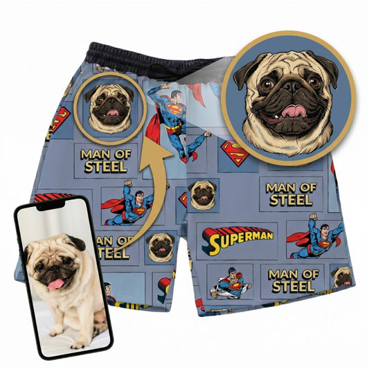 Superman Sweats with Your Pet’s Face