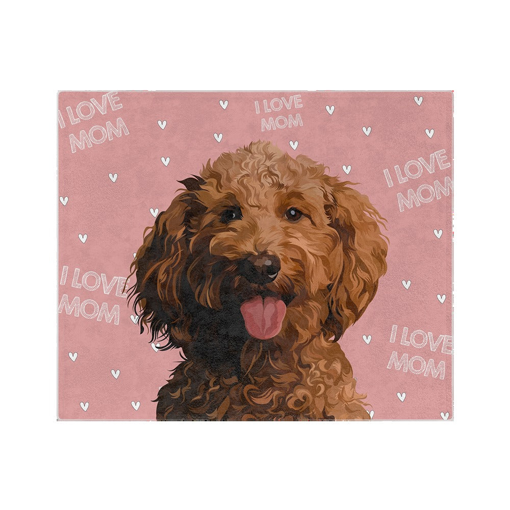 Customized Pet Art Blanket - 1 Pet