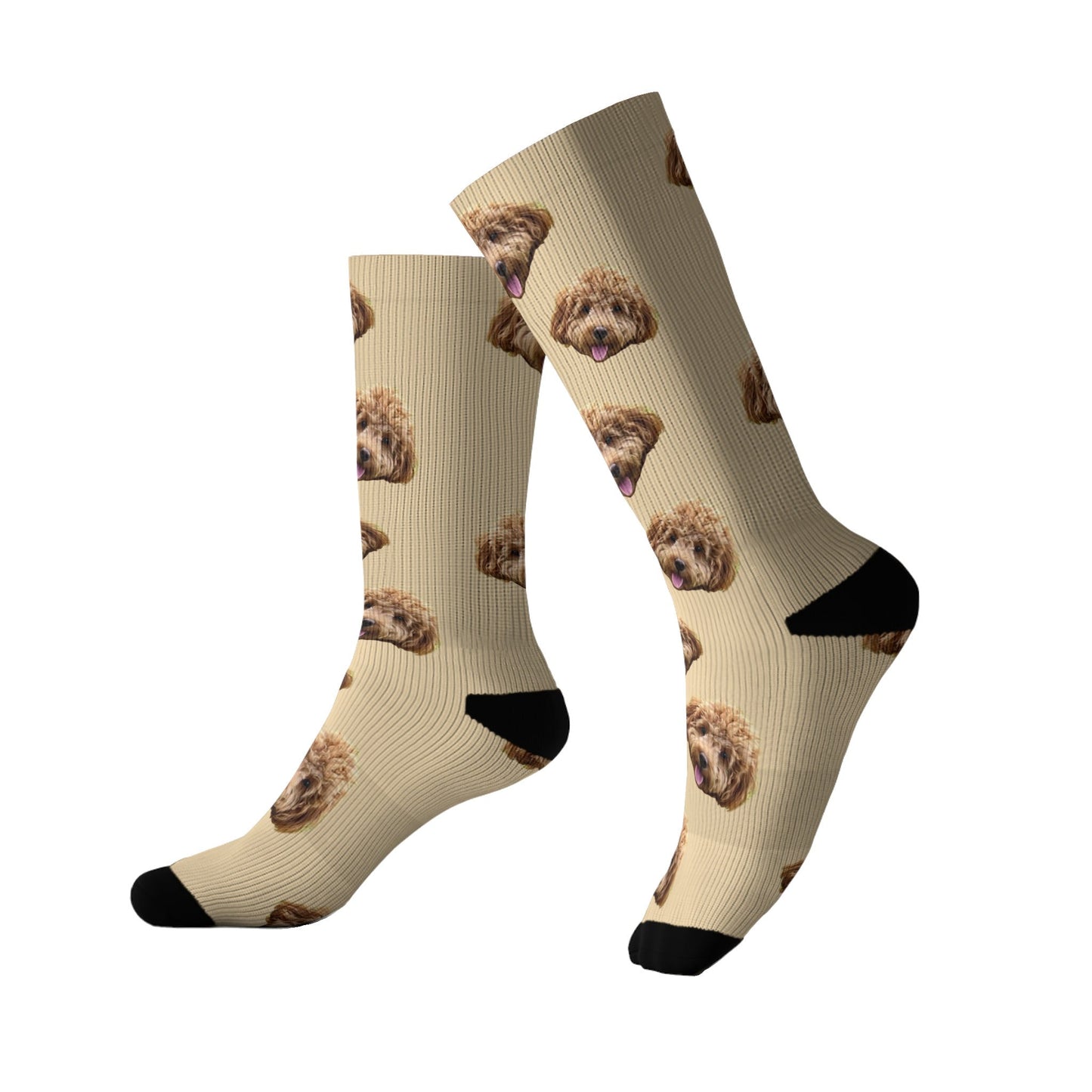 Customized Pet Socks - 2 Pets