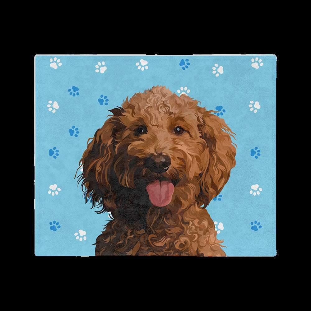 Customized Pet Art Blanket - 1 Pet