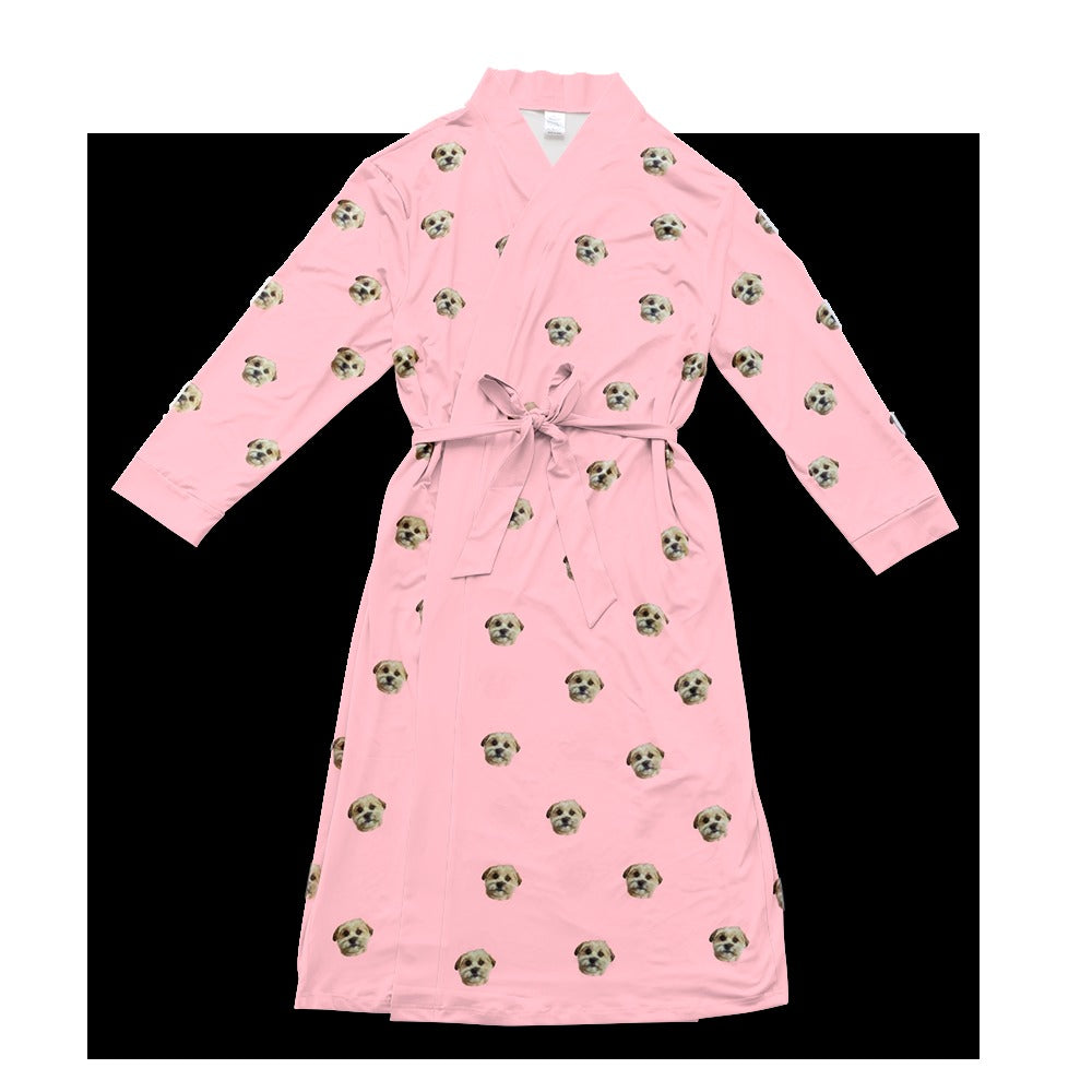 Adult Custom Pet Face Robes