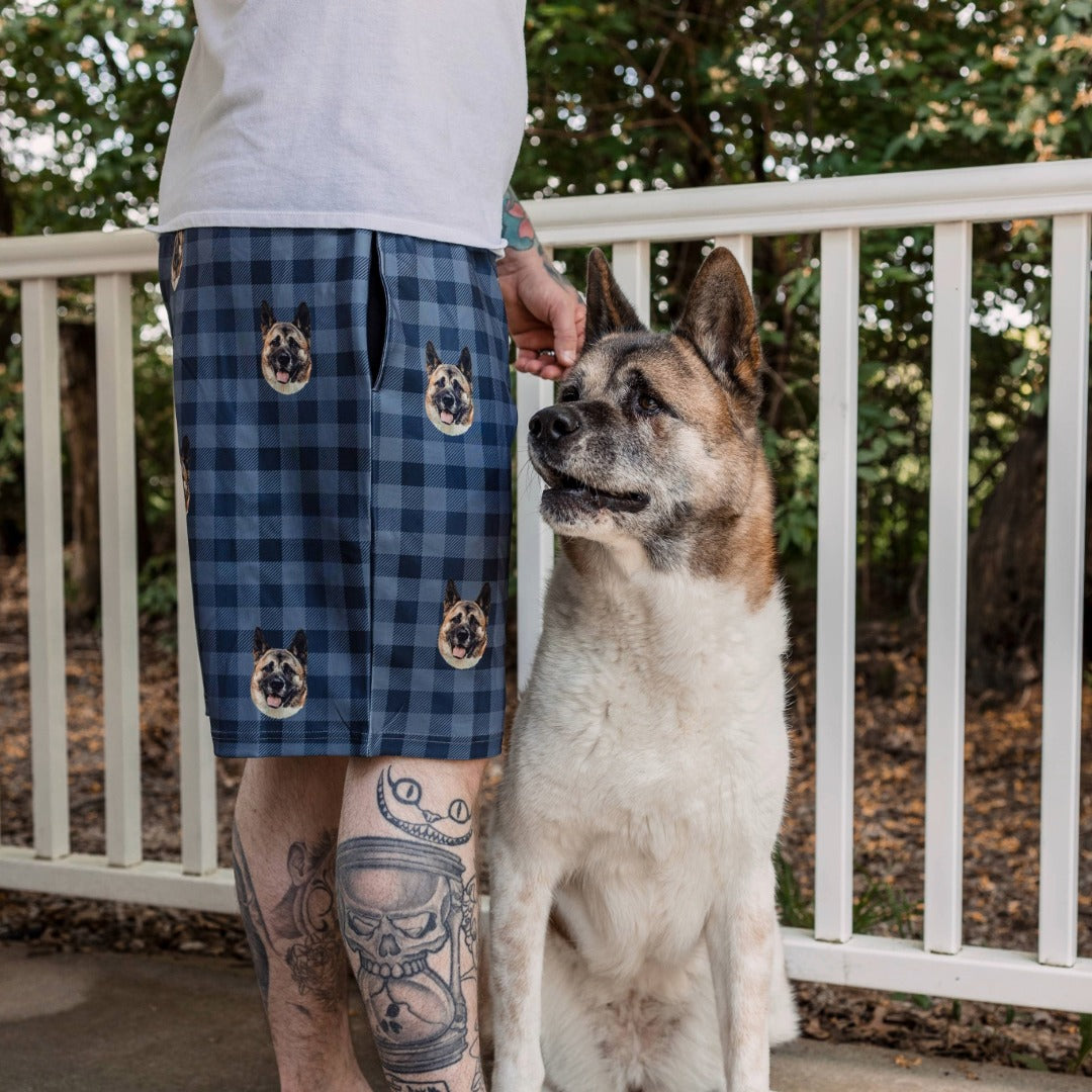Men's Custom Pet Face Sweats