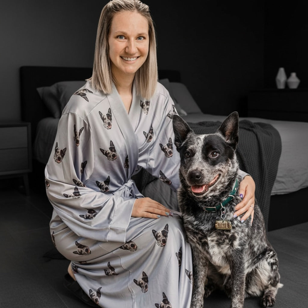 Adult Custom Pet Face Robes