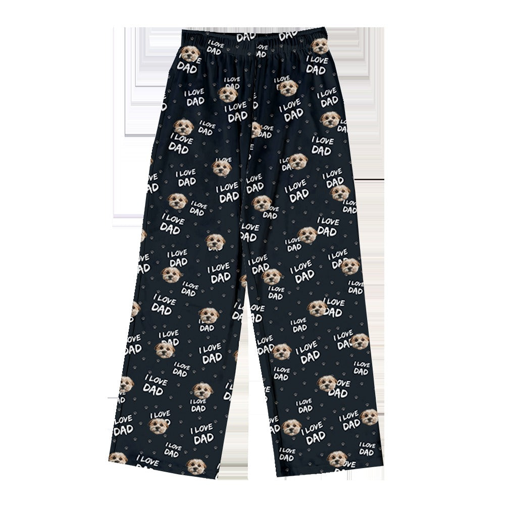 Adult Custom Pet Face Pajama Pants