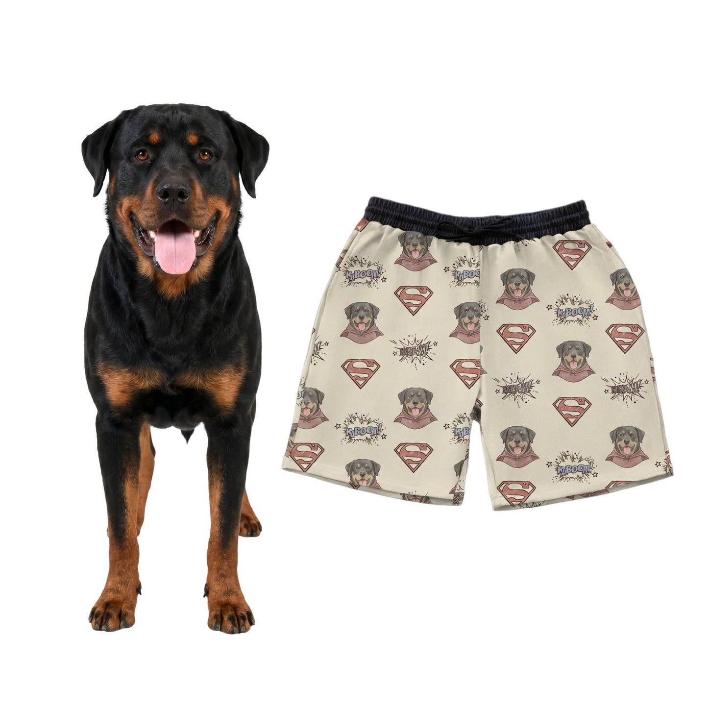 Superman Sweats with Your Pet’s Face