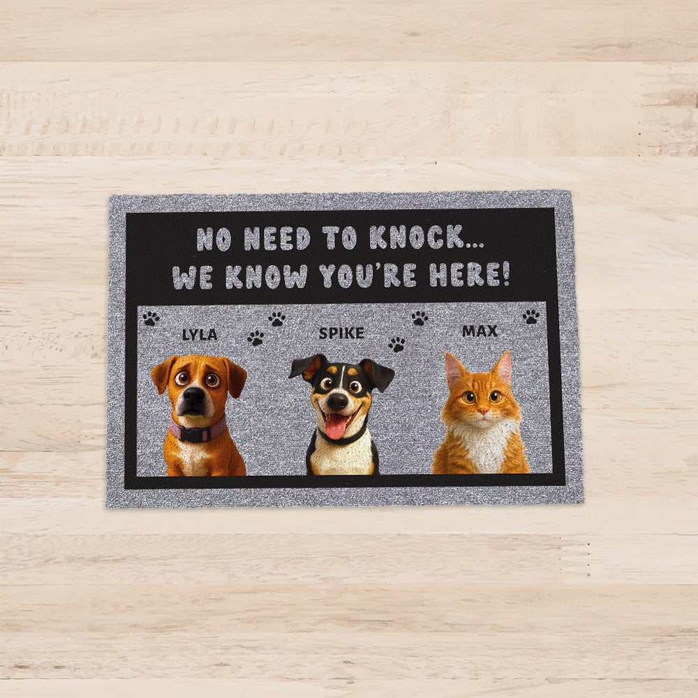 Custom Pet Face Doormat