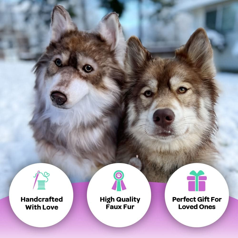 Custom Husky Plush Cuddle Clone