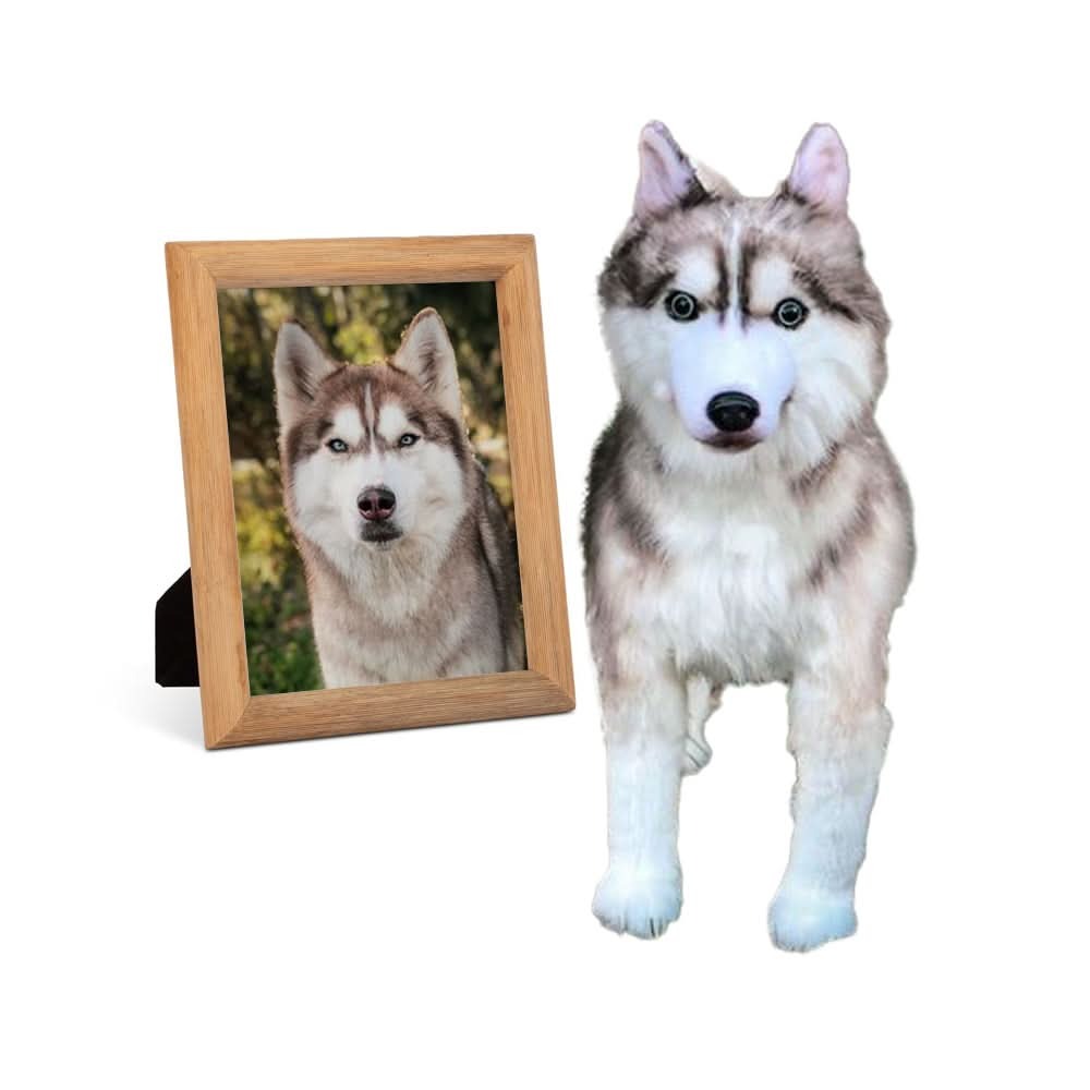 Custom Husky Plush Cuddle Clone